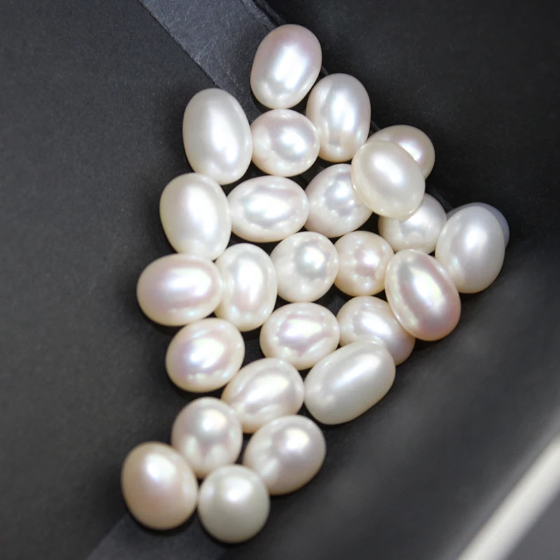 Ally 50pcs direct sale oysters with perfect real natural freshwater pearls bread round 6-7mm AAA for gifts fine jewelry | Украшения и
