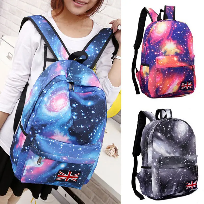 Новинка 2018 женский и мужской рюкзак школьная сумка унисекс со звездным принтом