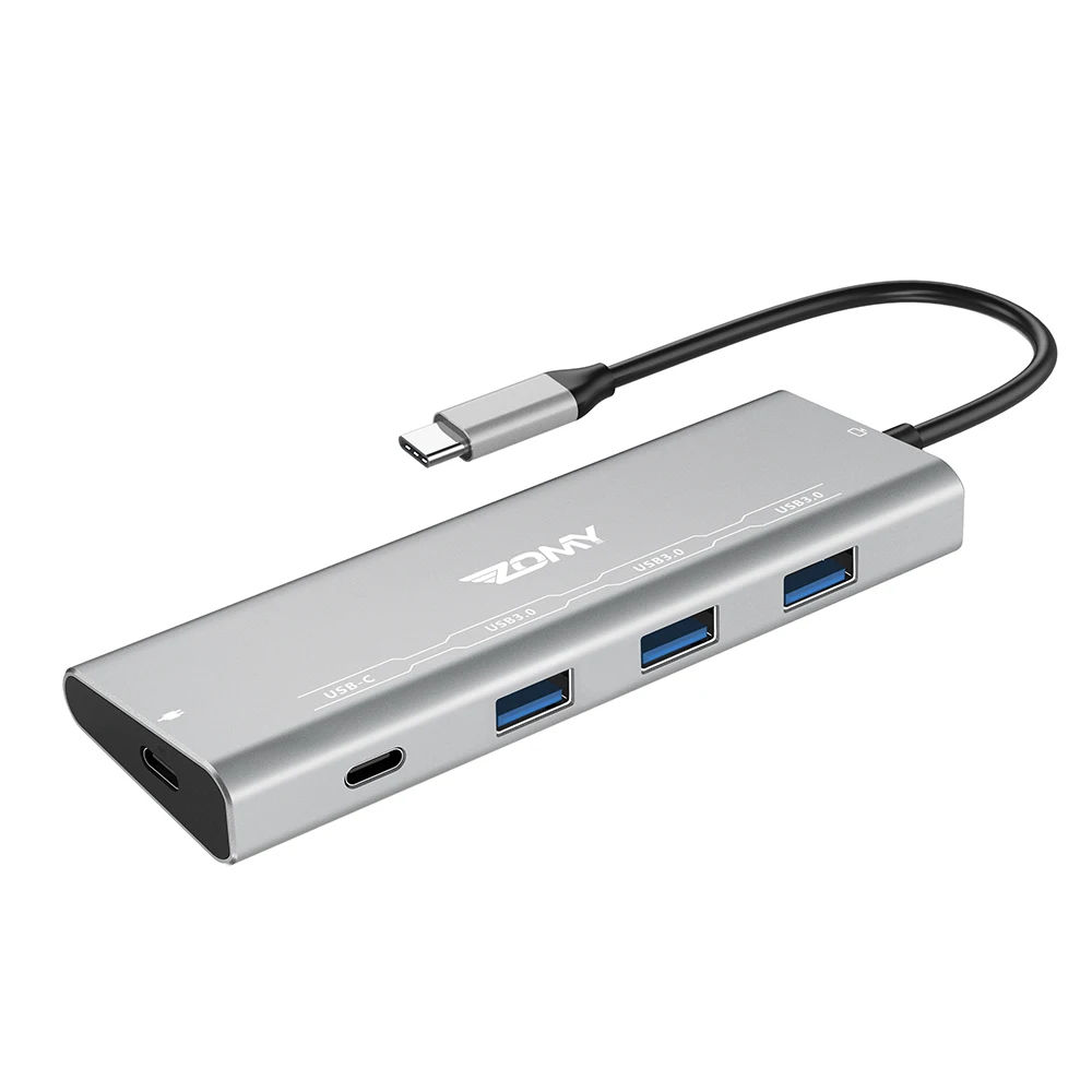 Zomy алюминиевый Портативный hdd док-станция type-C к TF SD карта адаптер usb-c USB 3 1
