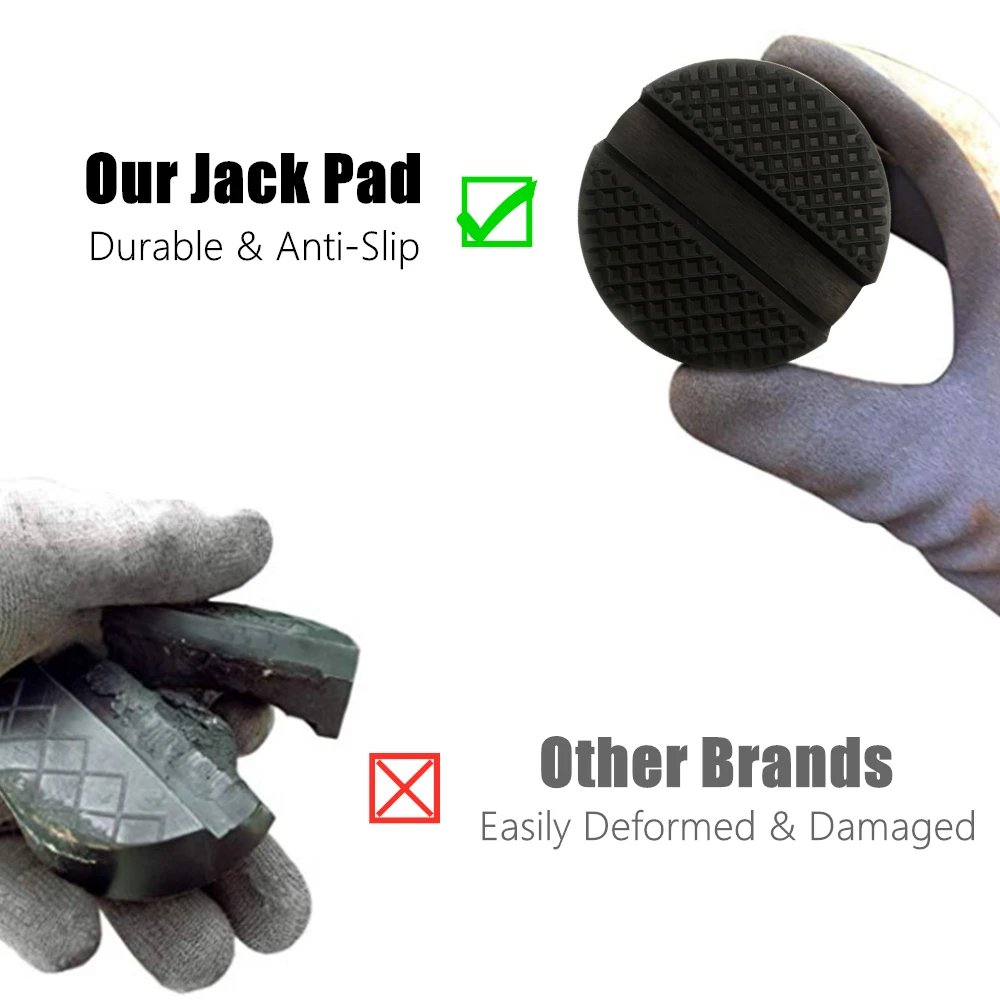 Напольный автомобильный внедорожник прорезной резиновый домкрат резиновая