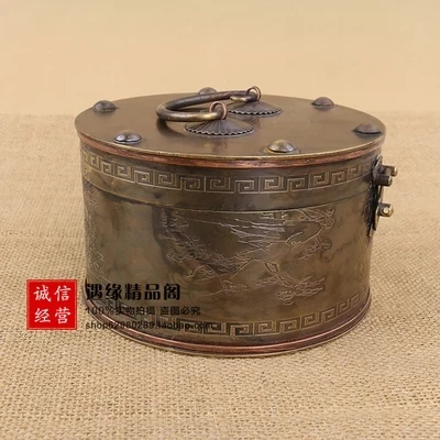 

Make Old Brass Boxes In Imitation Of Antiquity Seal Carving Festive Pattern