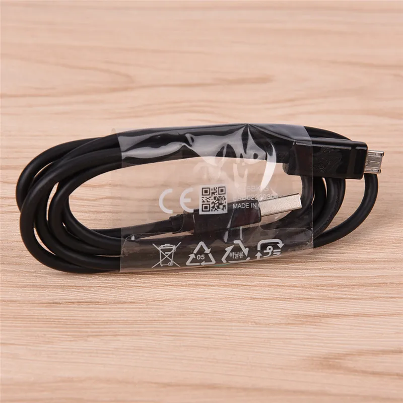 Для Android Micro Usb кабель 20Awg 1 2 m Черный Быстрая зарядка линии Универсальный USB для