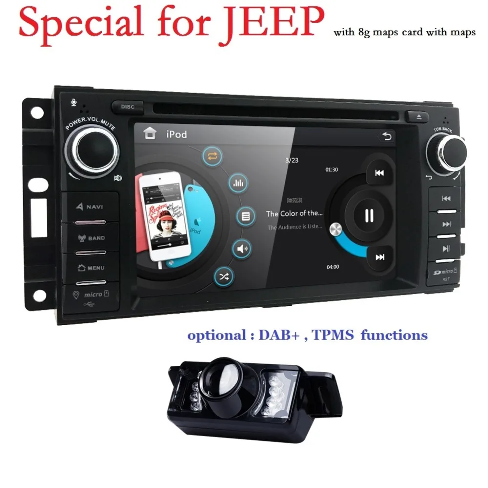 Автомобильный dvd мультимедийный плеер радио для Jeep Патриот компасы Wrangler Liberty 300C