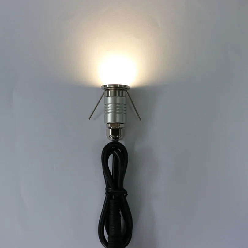 Бесплатная доставка 1 Вт светодиодные мини подземные светильники Теплый