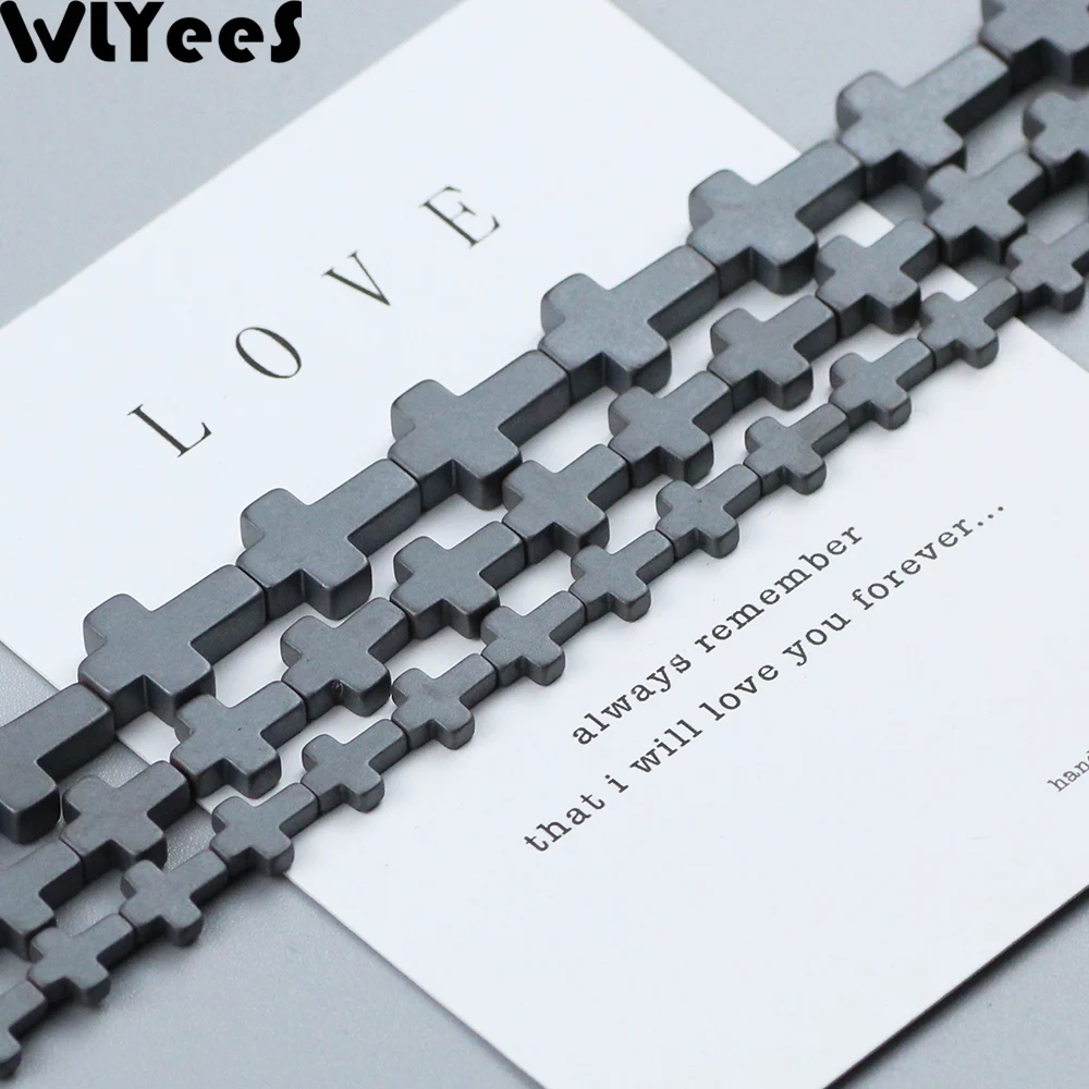 Матовые бусины WLYeeS из Натурального Гематита с Иисусом 6 8 10 14 мм рудовые россыпью