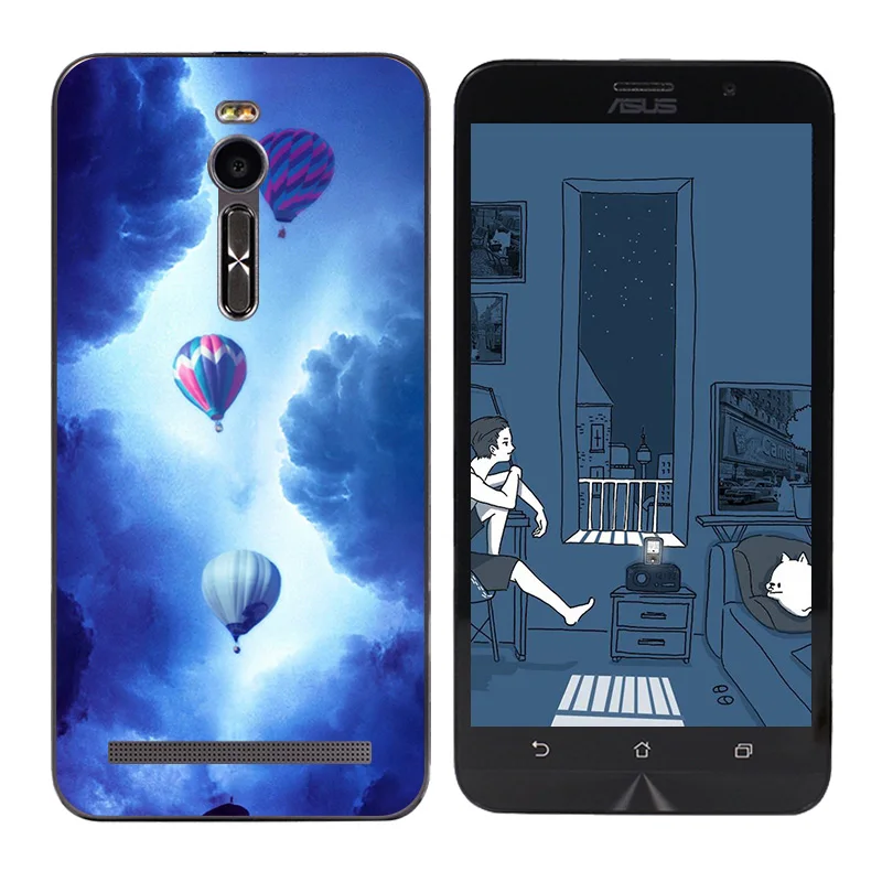 Soft Silicone Cover Case for ASUS Zenfone 2 ZE551ML ZE550ML Mammal Printing Phone Zenfone2 |