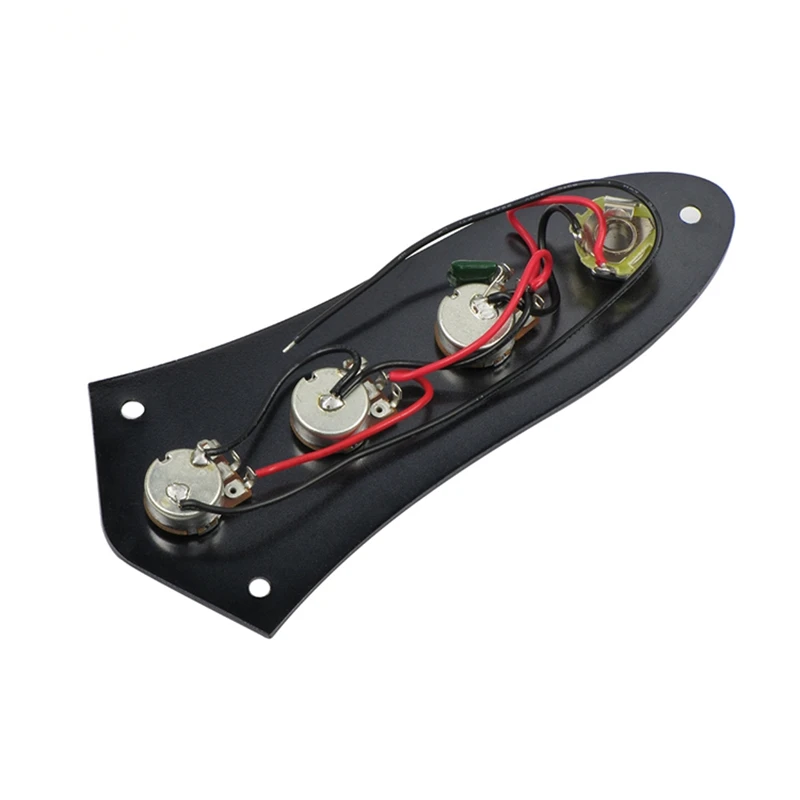 

ZONAEL New Bass Circuit Carving Black Jazz BASS Bass Potentiometer Gear Circuit Assembly Guitar Parts Accessories