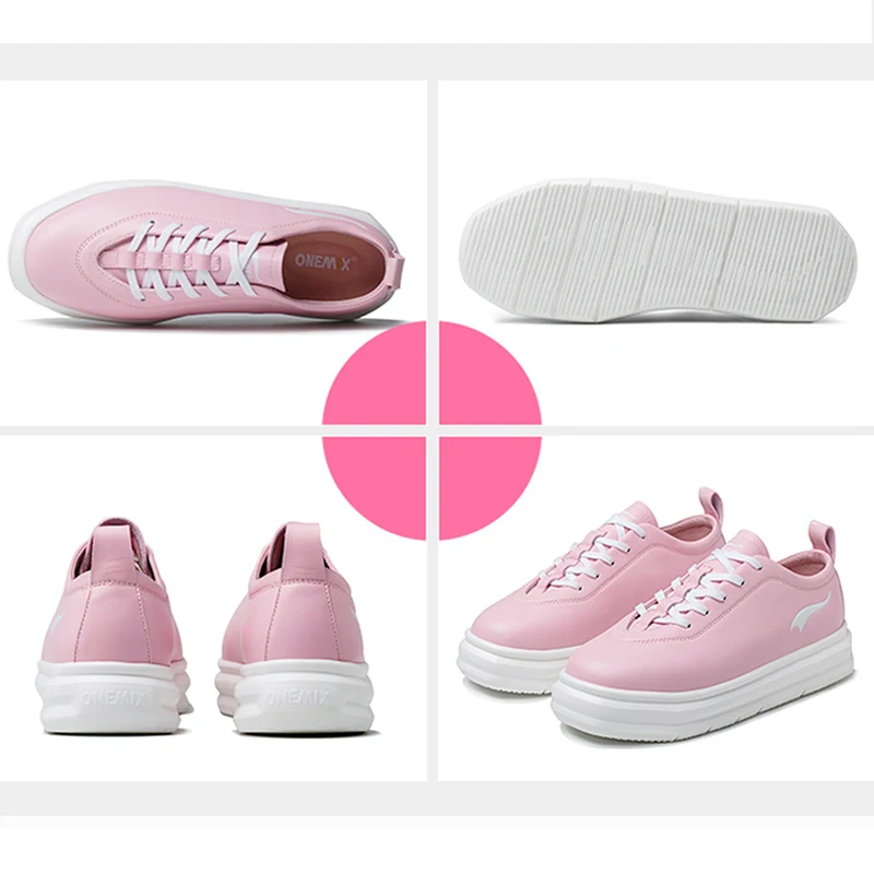 ONEMIXWomen skateboarding shoes light cool women sneakers soft leather design outdoor womenShoes walking size35-40 | Спорт и