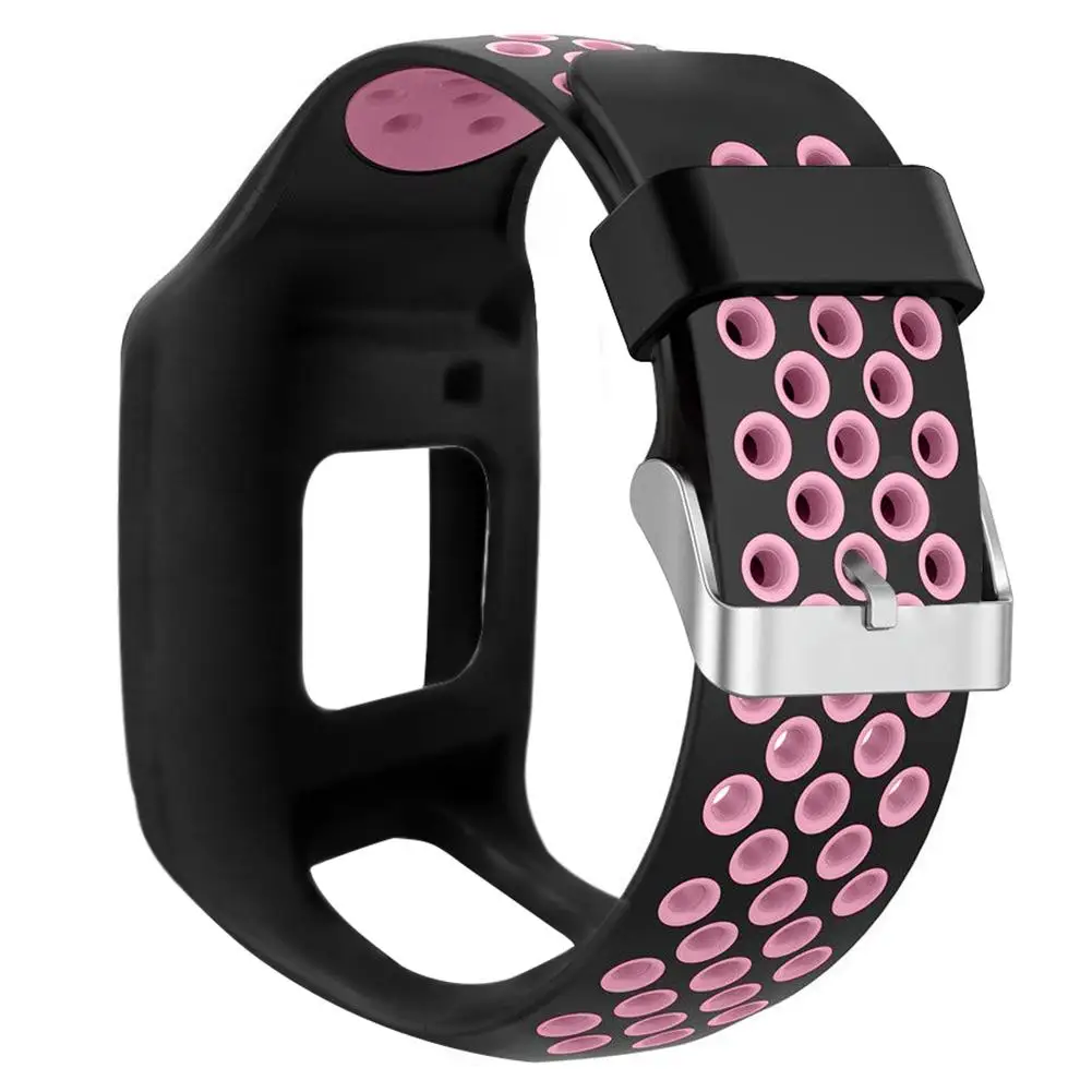 Силиконовый двухцветный сменный Браслет для часов Ремешок TomTom 1 серии мульти