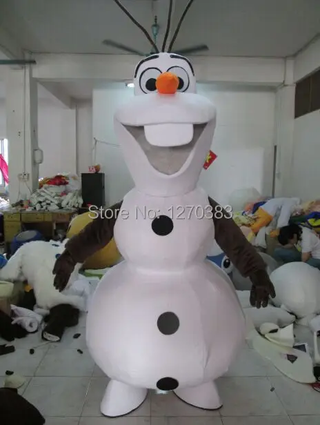 2018 высокое качество Олаф талисман маскарадный костюм Бесплатная доставка |