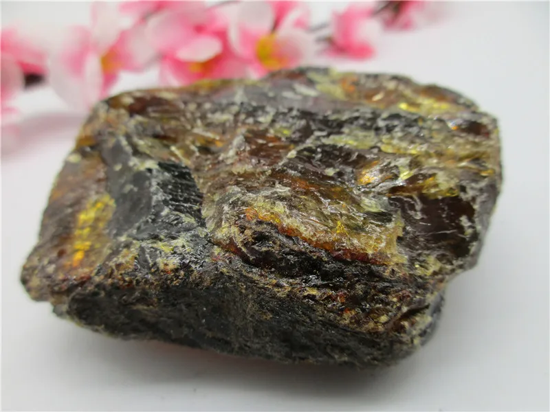 Натуральный Красный янтарь в крови минералы перот кристаллы образцы камней