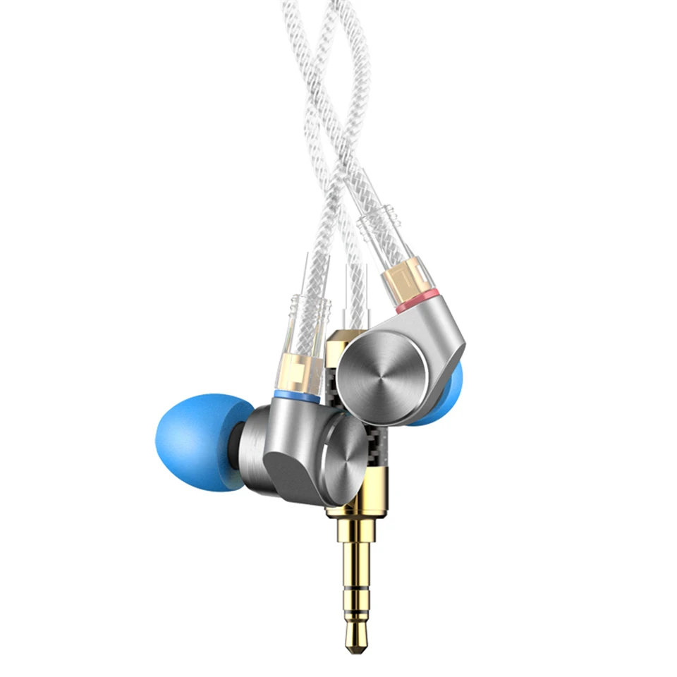 TinHifi оловянные аудио Т2 наушники вкладыши двойной динамический привод HIFI бас наушники DJ металлические 3,5 мм наушники MMCX съемная гарнитура
