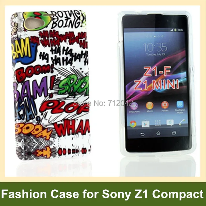 Чехол гелевый из ТПУ для Sony Xperia Z1 Compact /Z1 Mini/M51w|case used|case iphone 5 luxurycase lenovo |