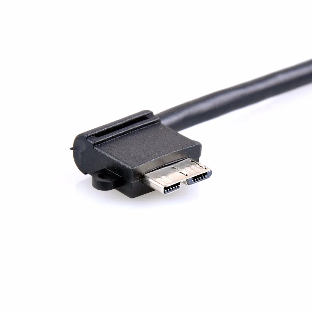 27 см длинные 90 Градусов влево Под Углом USB 3.0 Мужчина к Micro B Мужской Данных
