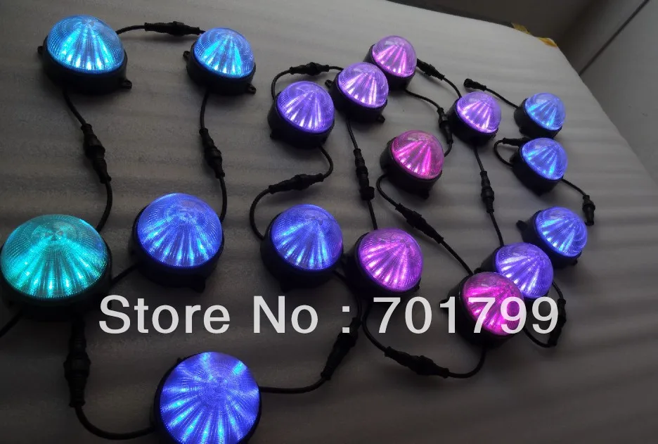 Круглый пиксельный модуль WS2811 постоянного тока 24 В 12 светодиодов 5050 SMD rgb внутри 2