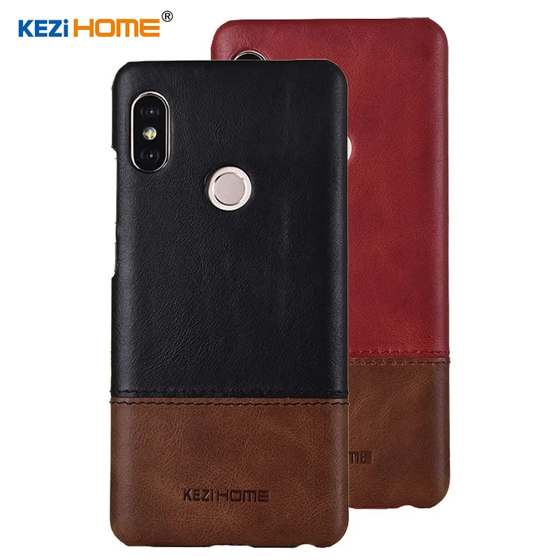 Для xiaomi redmi note 5 случае два цвета натуральная кожа задняя крышка с чешуйчатым