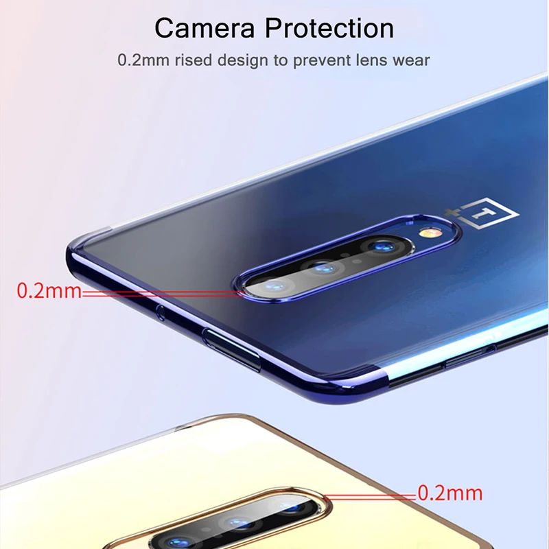 Чехол для телефона Oneplus 7 Pro мягкий силиконовый чехол прозрачный Oneplus7 pro OnePlus 6t 6
