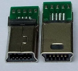 10 шт./лот мини USB 10-контактный Штекерный разъем для сиденья + плата | Обустройство
