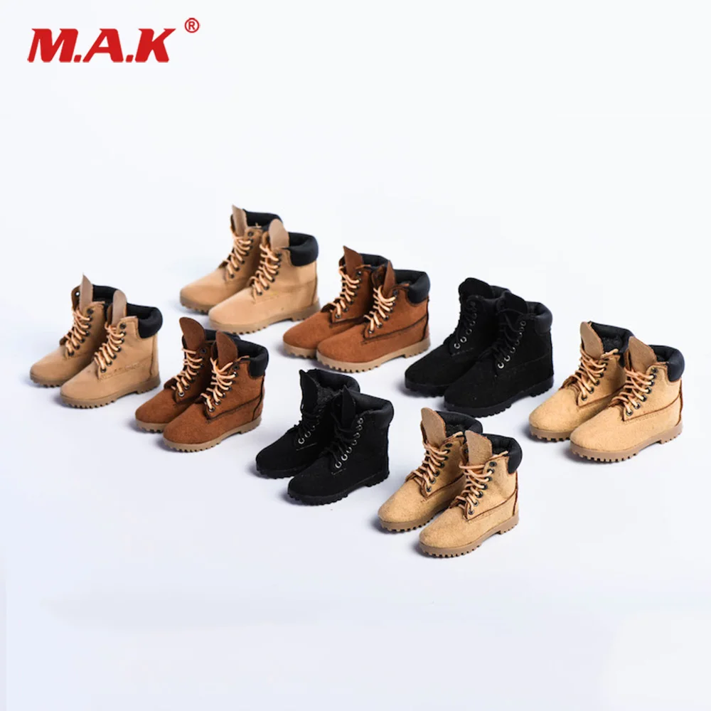 Масштаб 18XG023 масштаб 1/6 женские ботинки для скалолазания кожаная обувь с высоким
