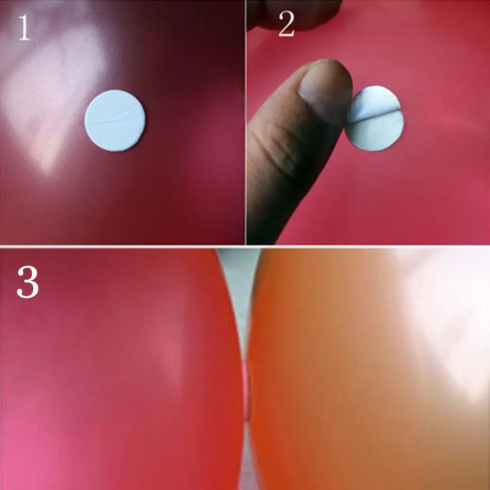 

DIY Adhesive Magic Classic Coin Double Sided Sticker White Hooks Round Dot Loops Disks Balloons Pads Stickum 15MM 100*