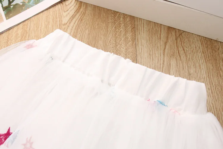 Toddler Kids Baby Girls Clothes Unicorn T-Shirt+Tulle Skirt 2PCS Birthday Outfits Suit Kids Children Summer Clothing Sets