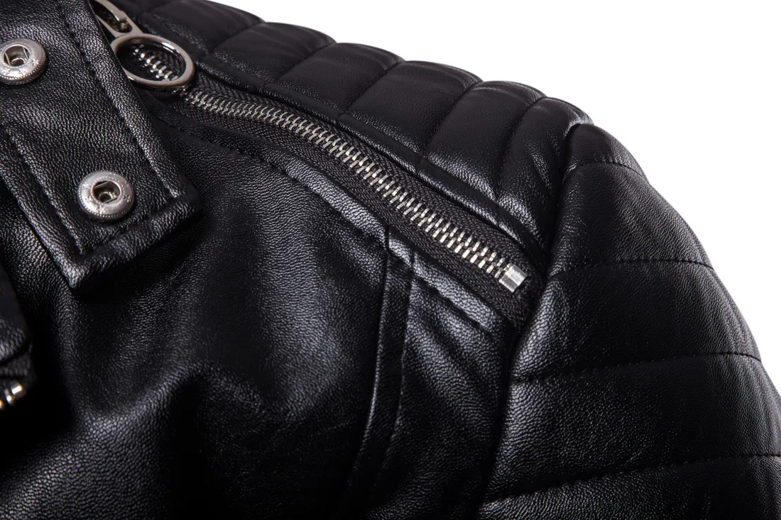 XIU LUO 5XL Masculina высокое качество классическая Панк кожаная куртка мужская диагональная молния кожаная верхняя мужская куртка Весна