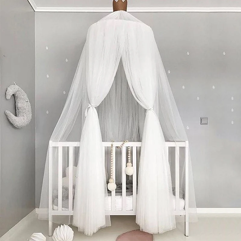 Детская кровать искусственное украшение кроватка сетка детская палатка