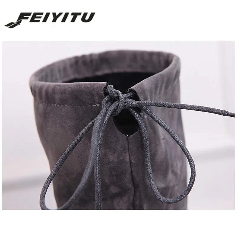 Женские сапоги feiyitu Новое поступление 2018 женские классические эластичная лента
