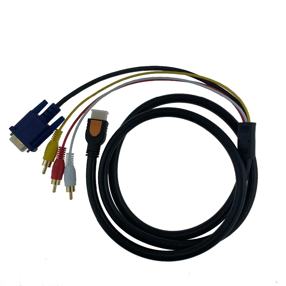 Кабель HDMI/AV VGA 1 5 м черный | Электроника