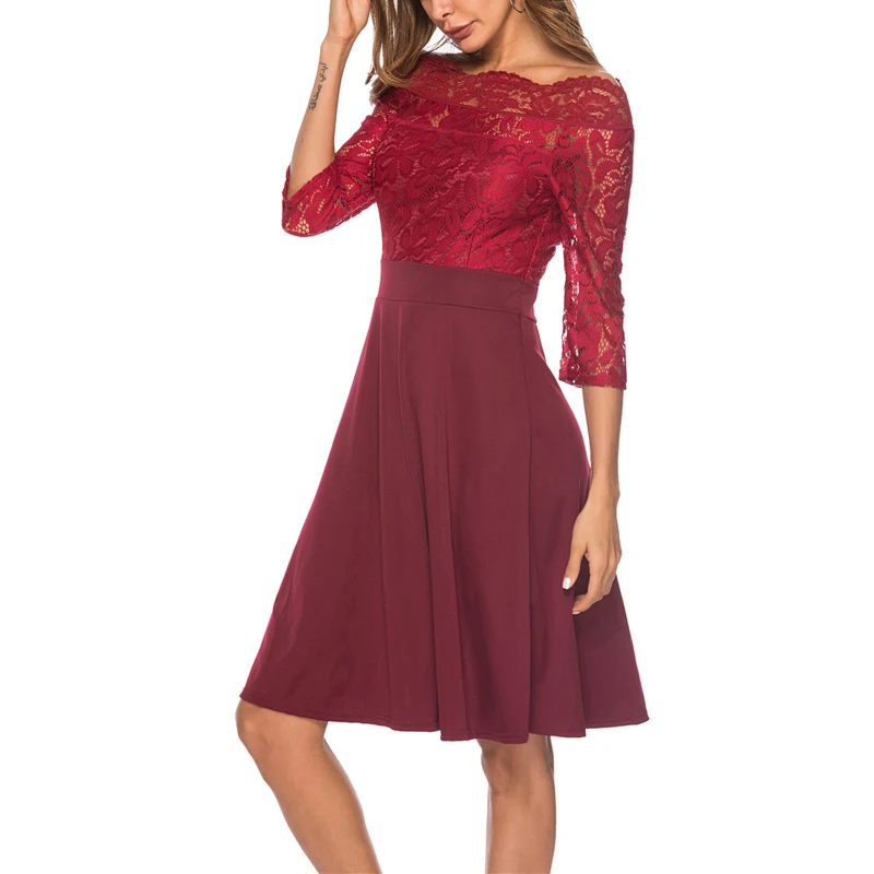 Женская одежда модное сексуальное тонкое с вырезом лодочкой длинным рукавом