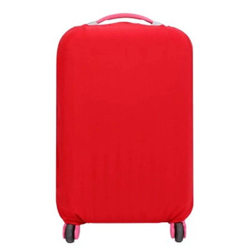 Red Luggage cover Эластичный Защитный чехол для багажа, подходит для 18-30 дюймов, чехол для костюма, чехол для тележки, пылезащитный чехол, аксессуары для путешествий - Цвет: Red Luggage cover