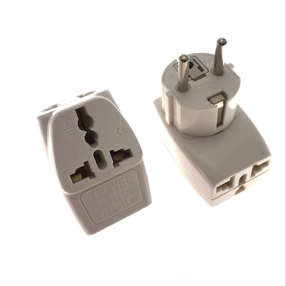 Универсальный дорожный адаптер переменного тока, 1-3 дюйма, 250 В, 10/16 А