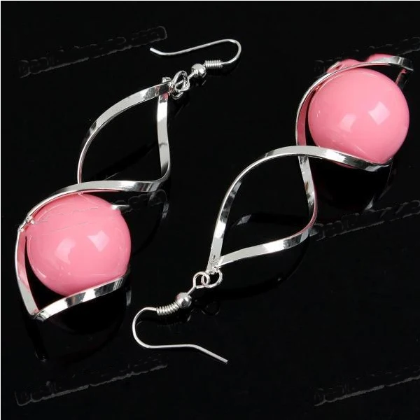 Cuddle Colors Fashion Metal Acrylic Earrings - Color Assorted (5-Pair Pack) |
