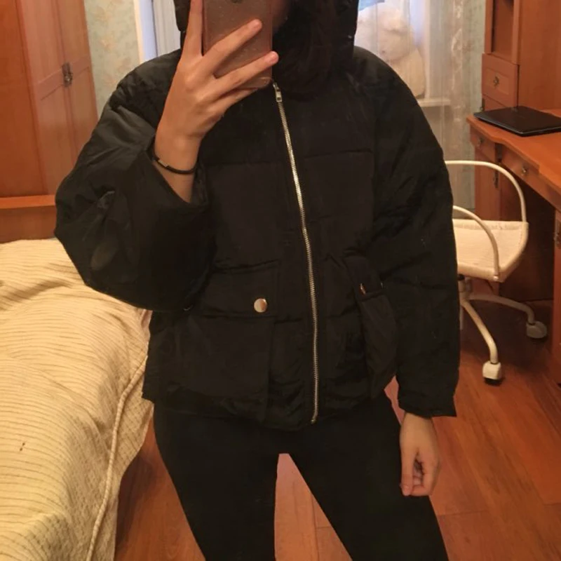 HEE GRAND женское весеннее пальто короткая куртка 2018 зимние парки с капюшоном