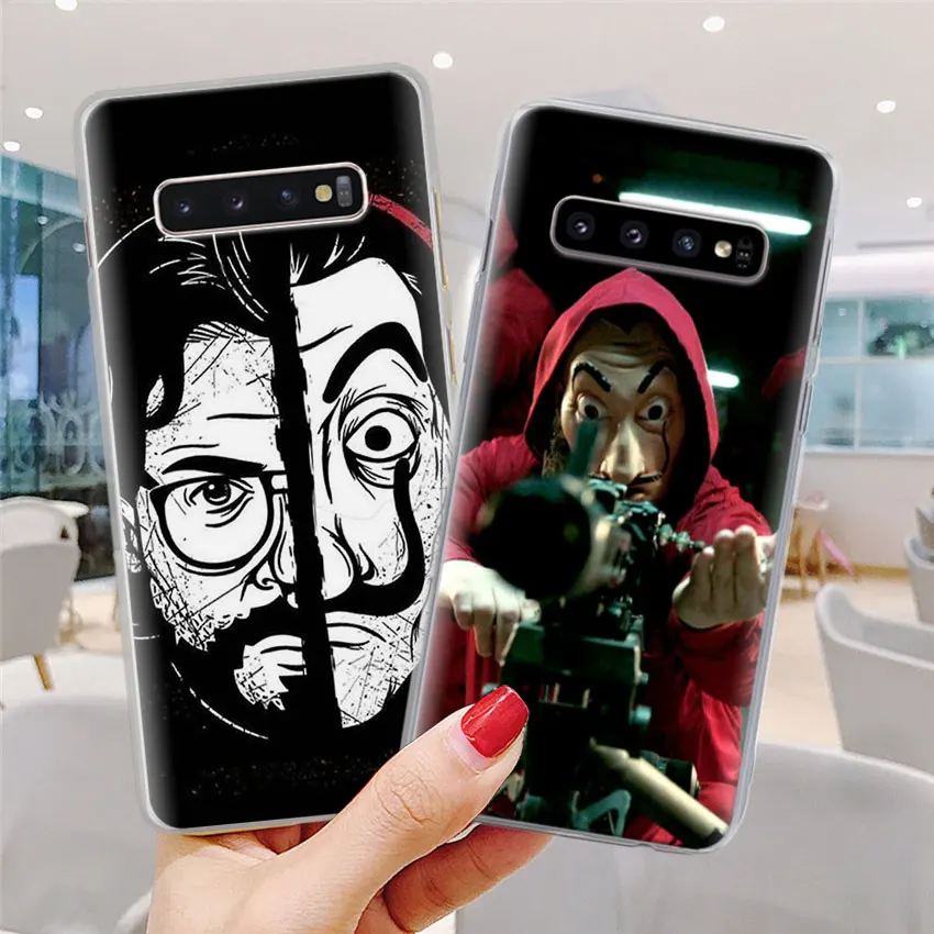La Casa de papel чехол для телефона для samsung Galaxy S10e S10 плюс S7 S8 S9 Plus, Note 8, 9, 10, плюс S10 5G M20 M30 жесткий чехол Coque