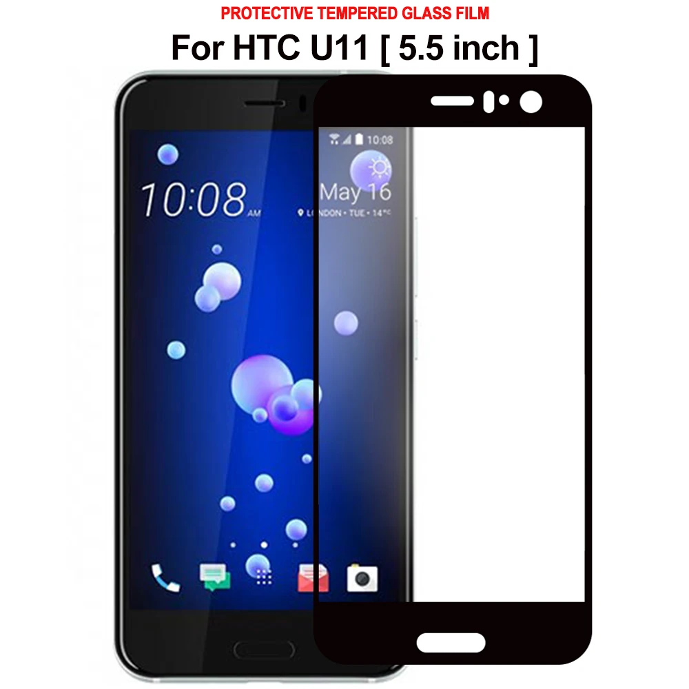 Для HTC U11 Plus чехол для U 11 + plus защитная пленка из закаленного стекла на htc-u11 u11plus u