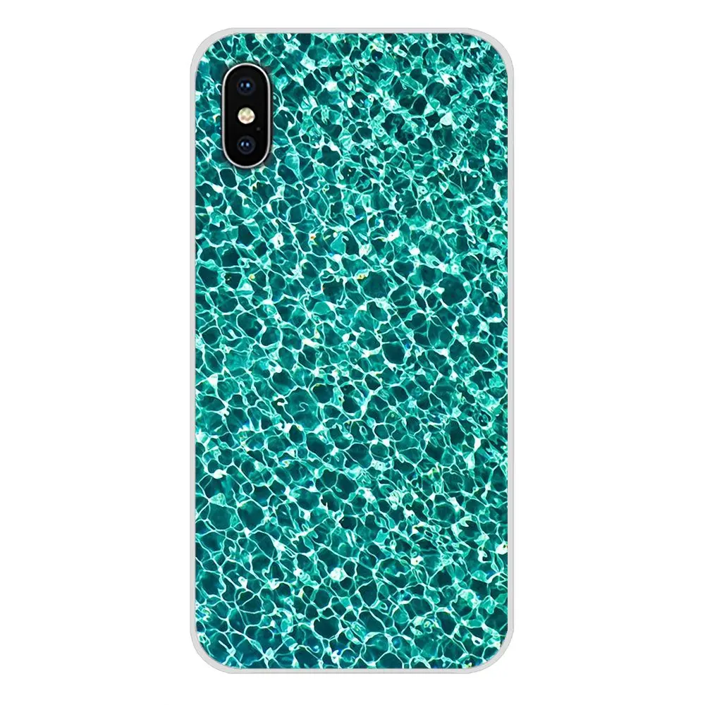 Изумительные Синие Блестящие чехлы для телефонов Samsung Galaxy S4 S5 MINI S6 S7 edge S8 S9 S10 Plus Note