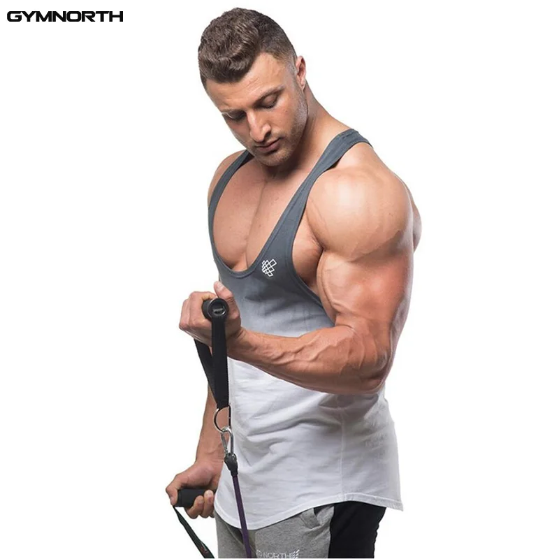 GYMNORTH майка для мужчин Бодибилдинг 2020 Regatas Masculino тренажерных залов хлопковая