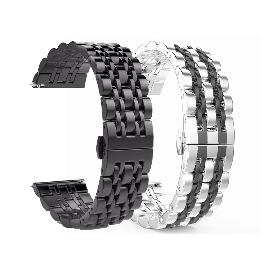 Металлический ремешок из нержавеющей стали для Garmin Vivoactive 3 сменный ремешок для Vivoactive 3 Music/Vivomove HR/Forerunner 245/645