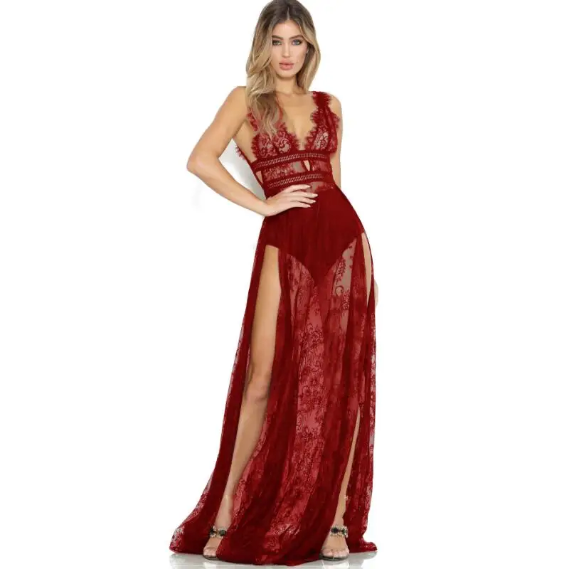 2019 Для женщин Мода Vestidos Сексуальная без рукавов с v-образным вырезом женские