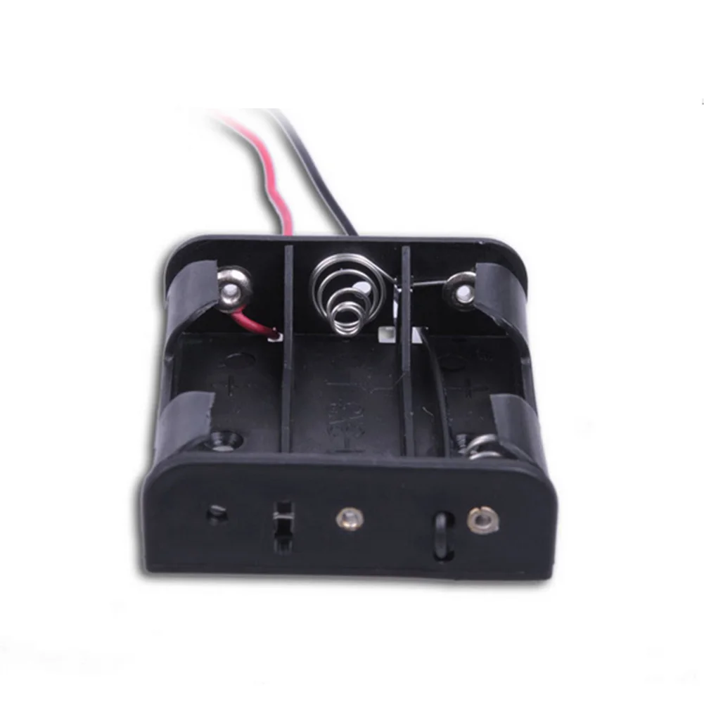5 шт. пластиковый ящик для хранения батареи держатель 3 X AA 3xAA 4 V с Проводным