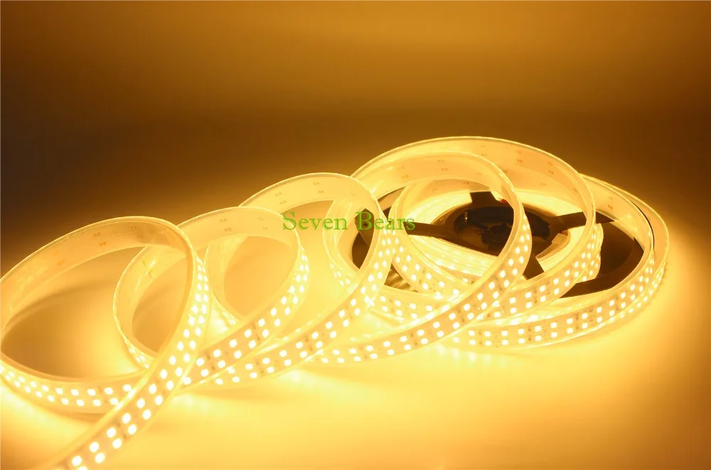 Водонепроницаемая гибкая светодиодная лента 240 светодиодов s/m SMD2835 12 В 5 м|row led