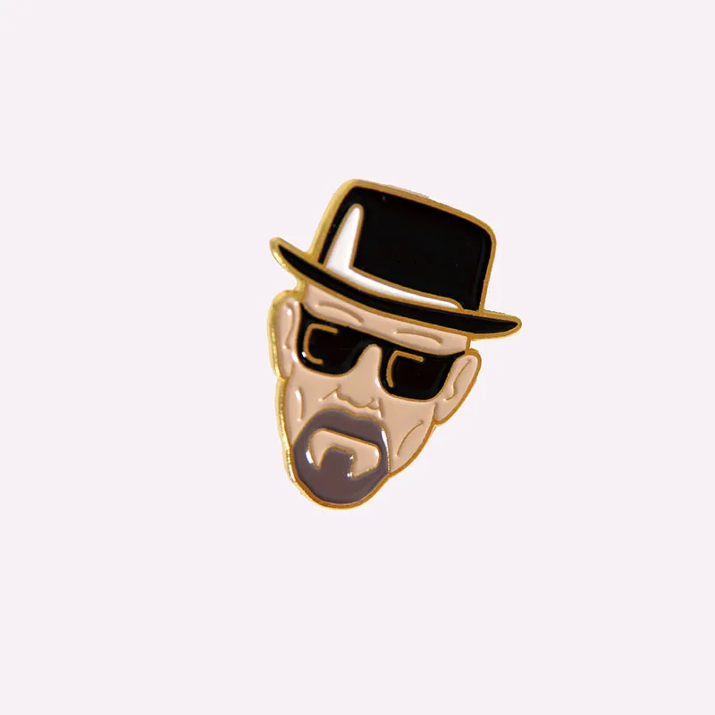 Breaking Bad Walter белая брошь и эмалированная булавка для женщин и мужчин сумка для рюкзака нагрудная булавка