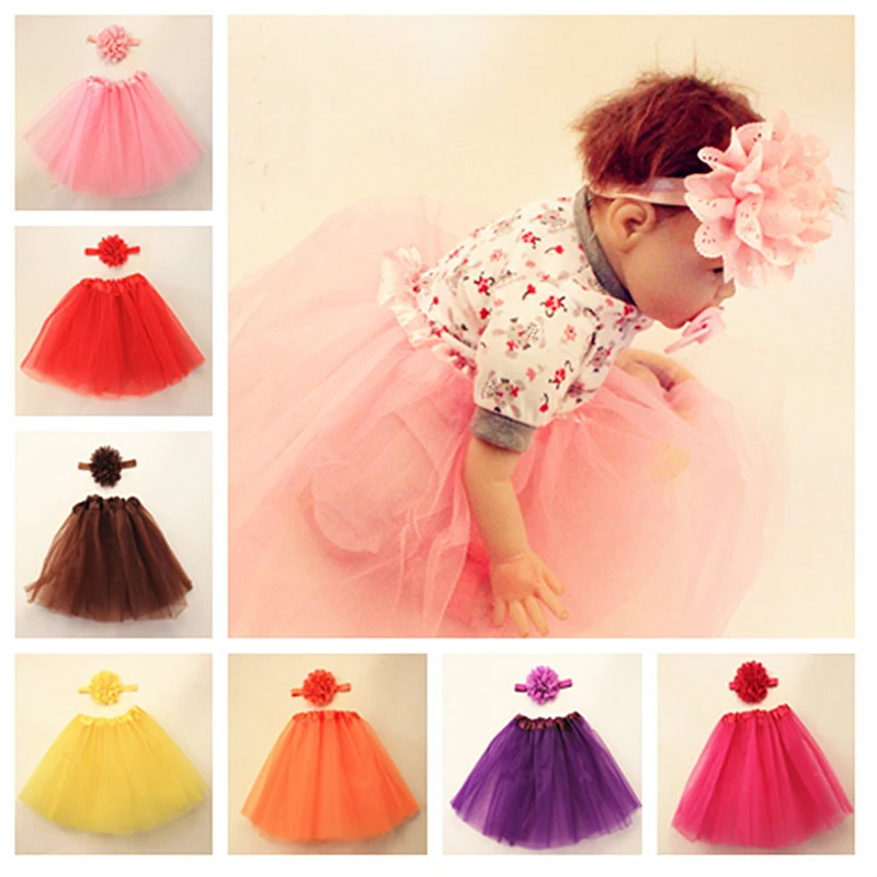 Комплект из 2 предметов с большим цветком и повязки на голову для девочек полые