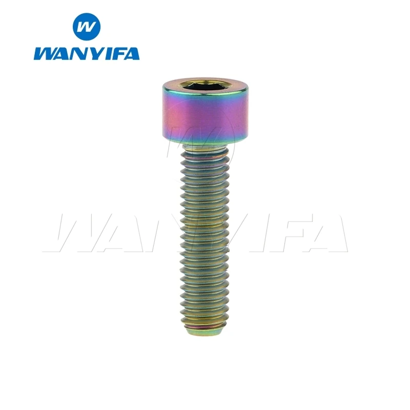 Wanifa Винт С Титановым болтом M5x10 12 16 18 20 25 30 35 40 45 50 55 60 мм Шестигранная клейкая