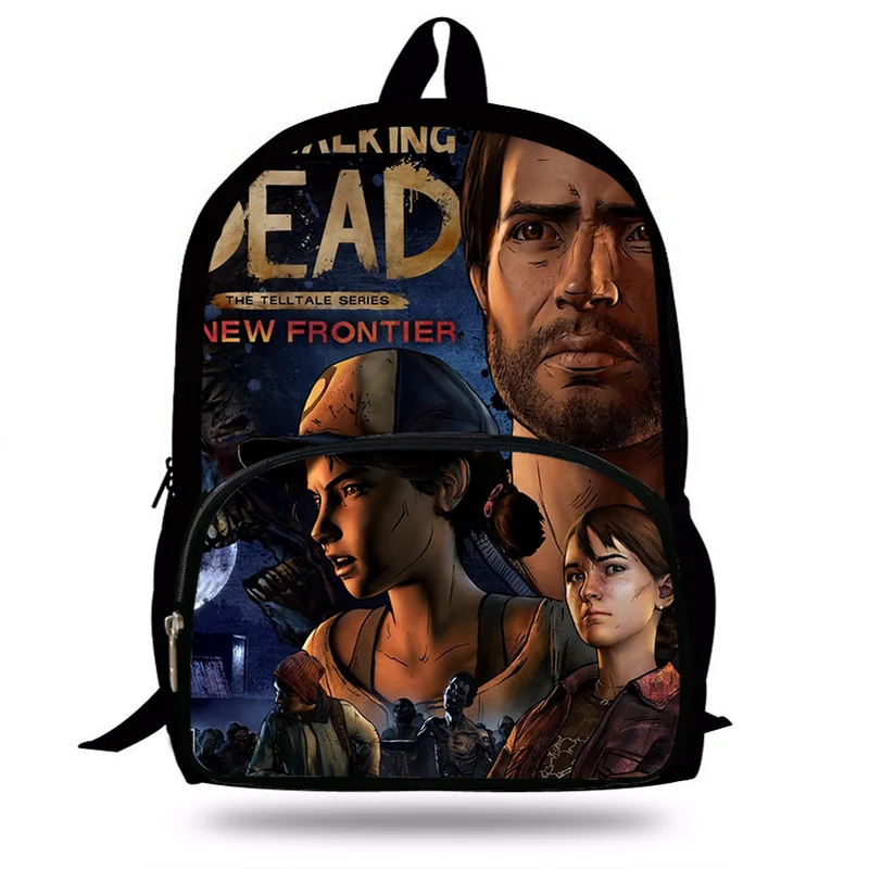 Хит продаж 16 дюймовый рюкзак Mochila The Walking Dead с утиным пухом для подростков детские