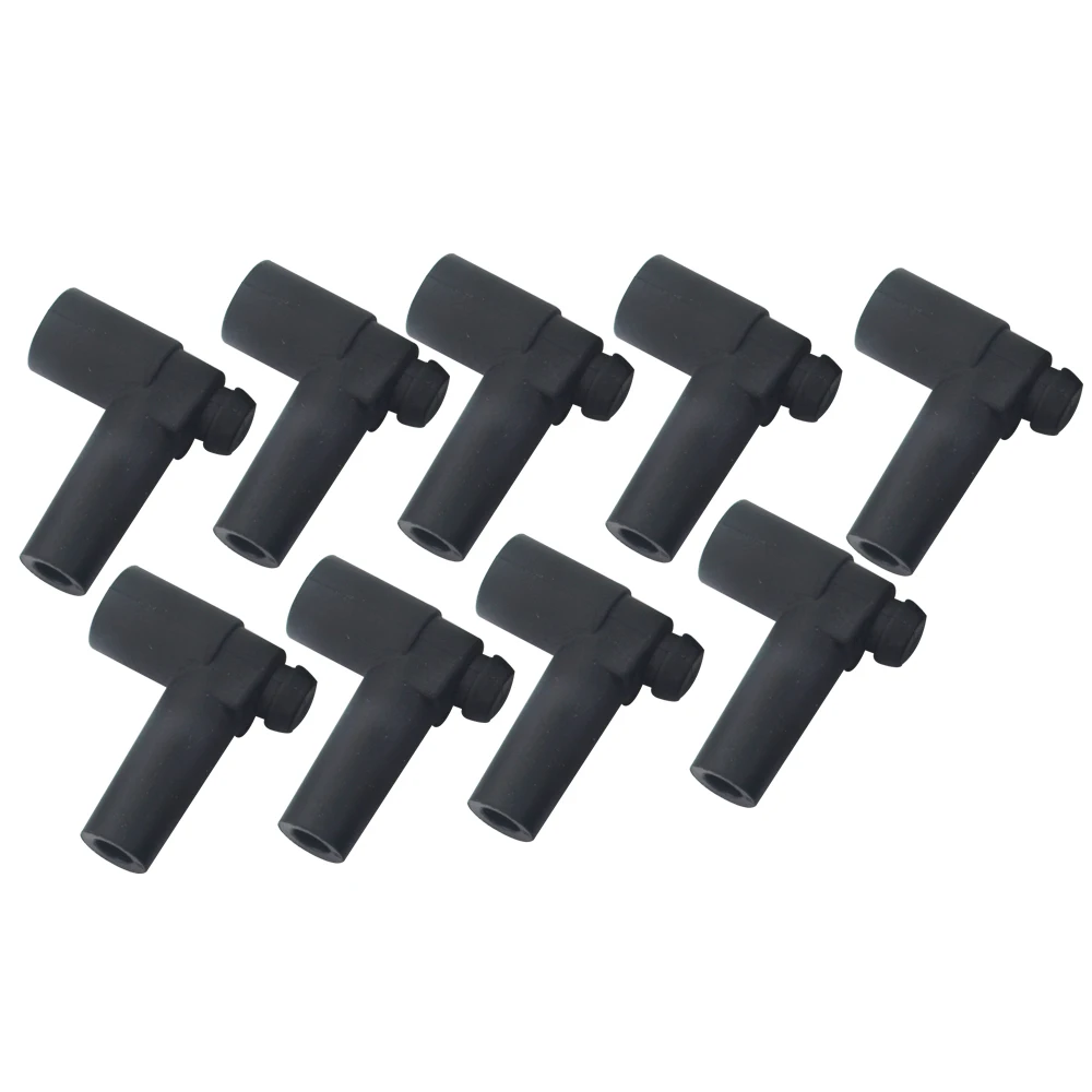 Hypertune - 9 pcs / set Universal Hei Style Distributor End Spark Plug Wire Rubber Boots & Stainless Steel Ends HT-SSC02 | Автомобили и