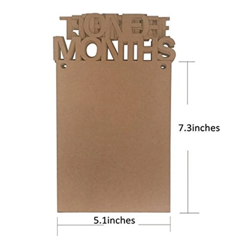 

Chicinlife 1Set 12 Months Photo Frame Banner Birthday Party Baby Shower Boy Girl 1st Birthday Photo Bunting Decoration Supplies