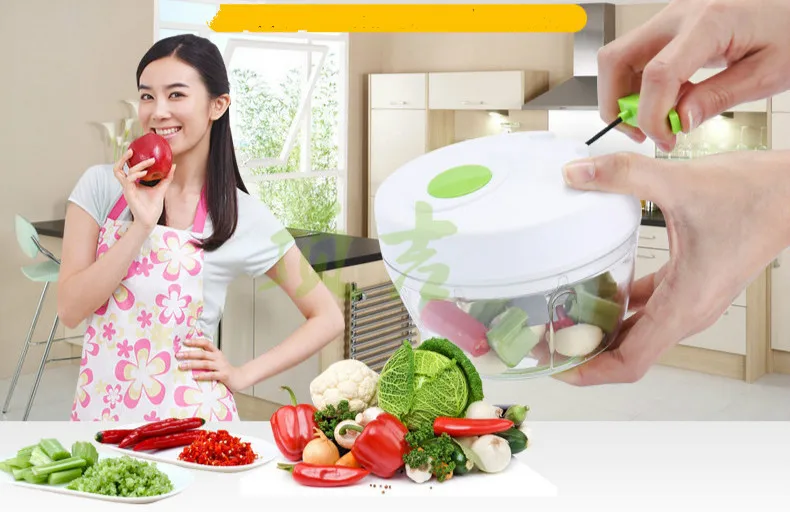 Кухонный спиральный слайсер измельчитель для еды мяса фруктов смеситель салата