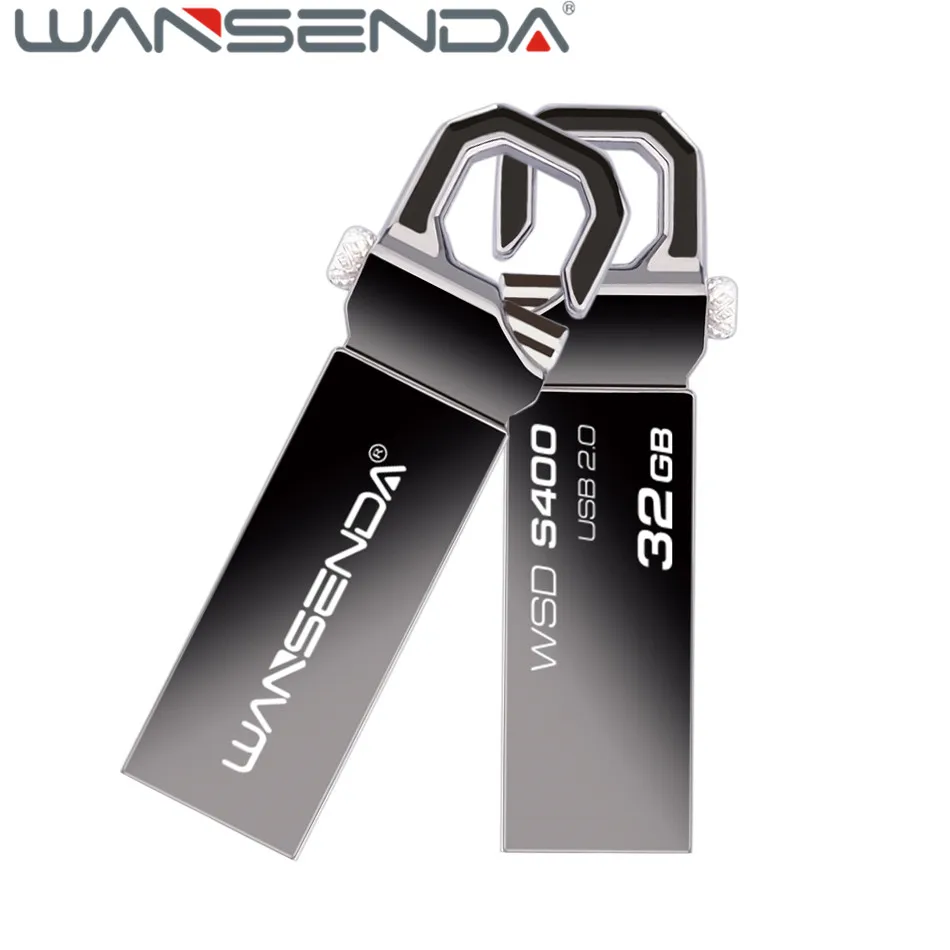 WANSENDA металлический USB флеш накопитель 4 ГБ 8 16 32 64 ГБ|USB флэш-накопители| |